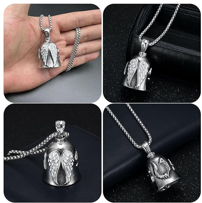 Campana Biker Guardian Bell Vintage | Protección y Buena Ruta para Motociclistas
