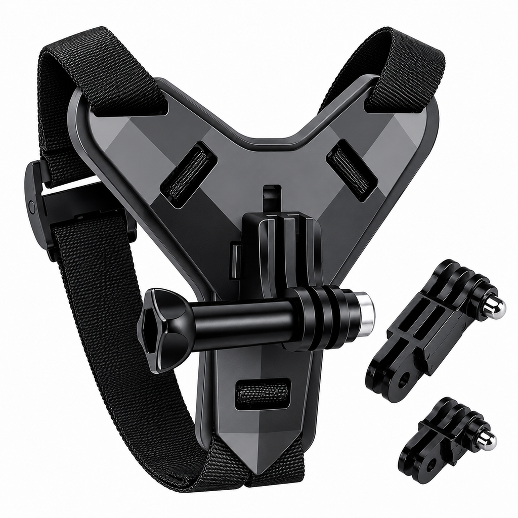 Soporte de Barbilla para Casco Moto Compatible GoPro Hero DJI Insta360 SJCAM