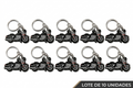 Pack 10 Llaveros Moto Cruiser de Goma Premium | Regalo para Bikers y Clubes de Motociclistas