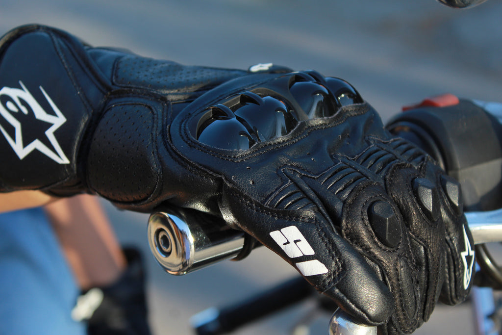 Guantes Alpinestars Negros de Moto Puño Largo – Protección Biker Profesional