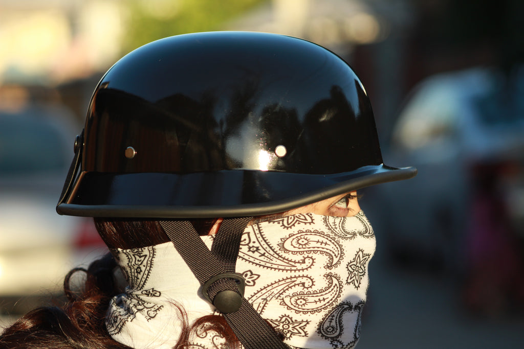 Casco Alemán para Moto Estilo Retro Vintage – Diseño Clásico Tipo WWII