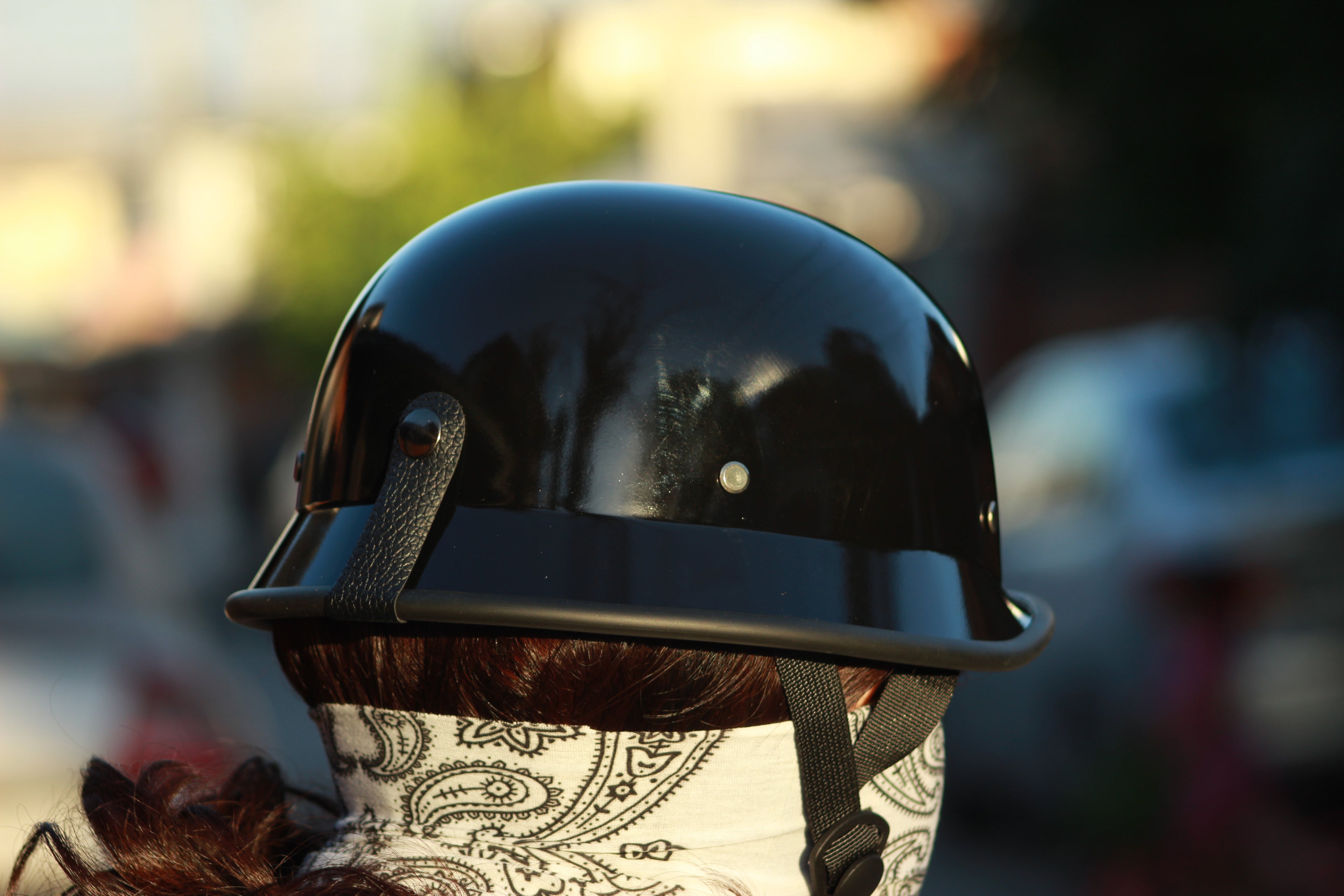 Casco Alemán para Moto Estilo Retro Vintage – Diseño Clásico Tipo WWII