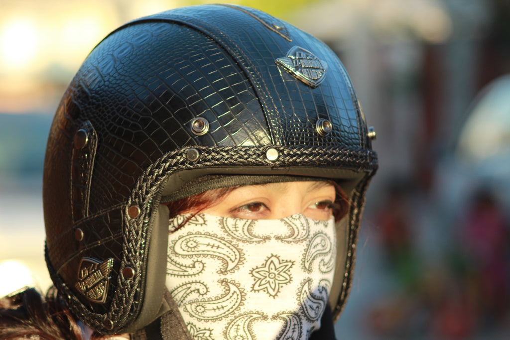 Casco Moto Bobber Retro Open Face Negro Eco Cuero – Certificación DOT | Estilo Vintage Café Racer & Custom