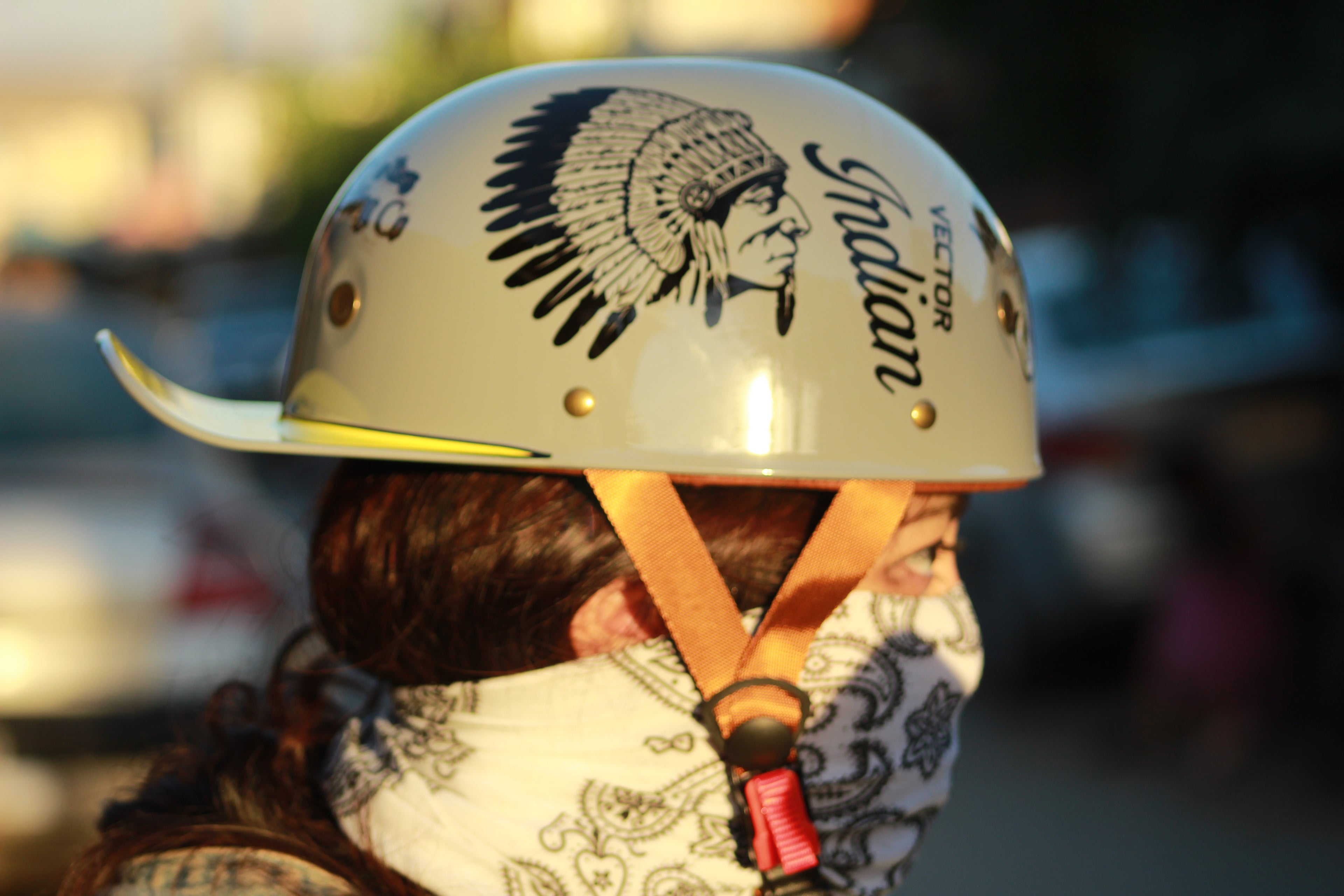 Casco Moto Tipo Gorra de Béisbol DOT – Custom Retro Vintage Exclusivo