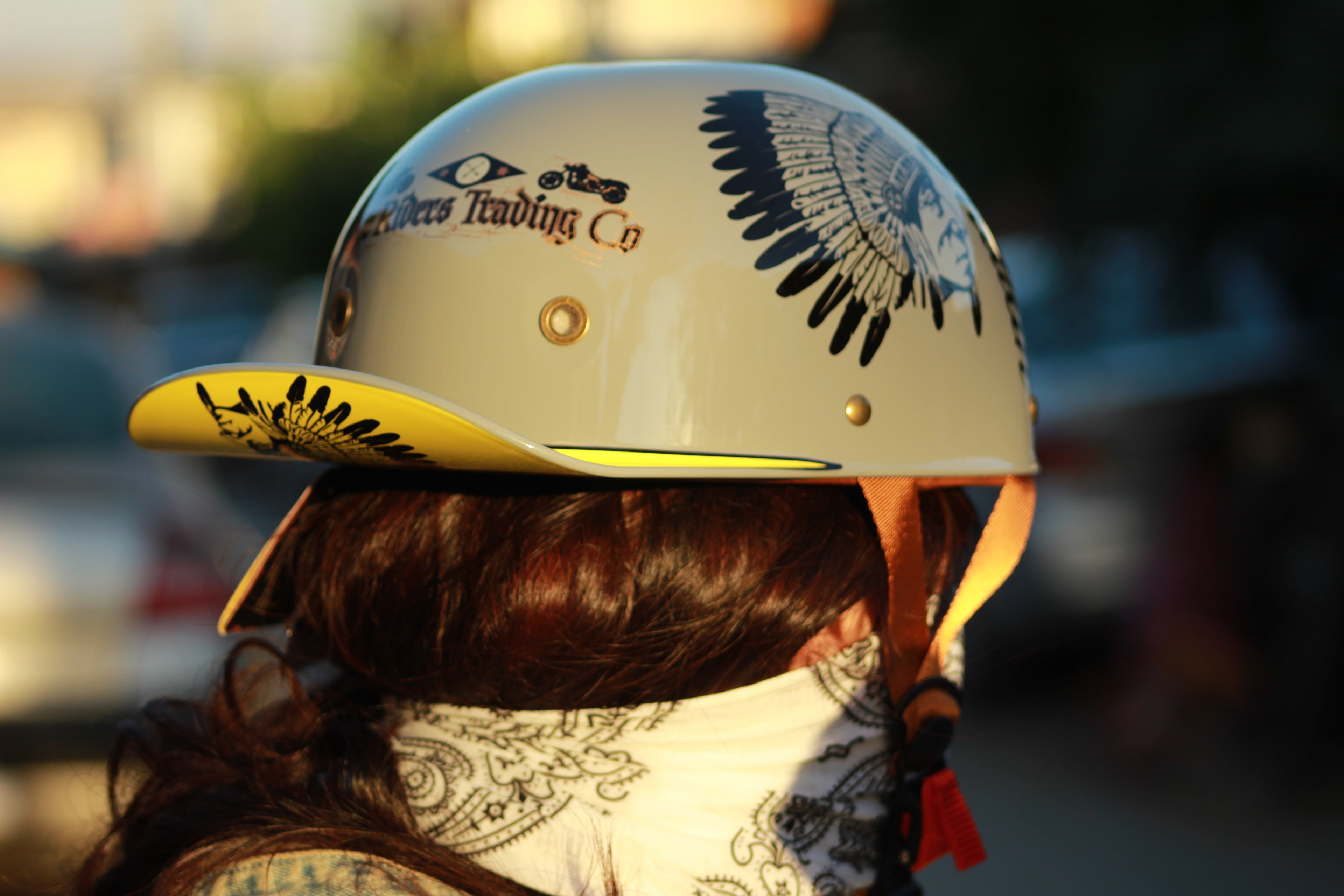 Casco Moto Tipo Gorra de Béisbol DOT – Custom Retro Vintage Exclusivo