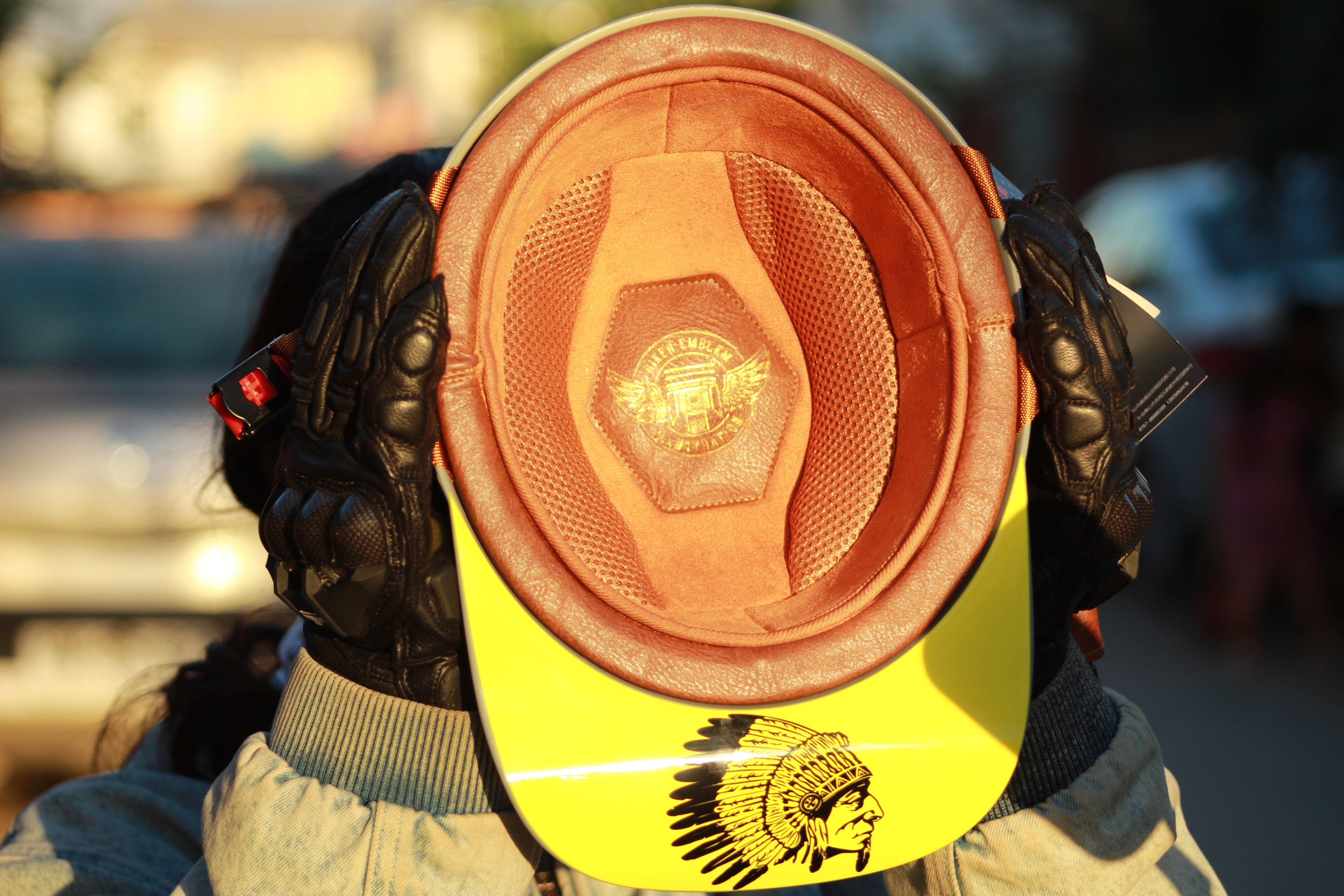 Casco Moto Tipo Gorra de Béisbol DOT – Custom Retro Vintage Exclusivo