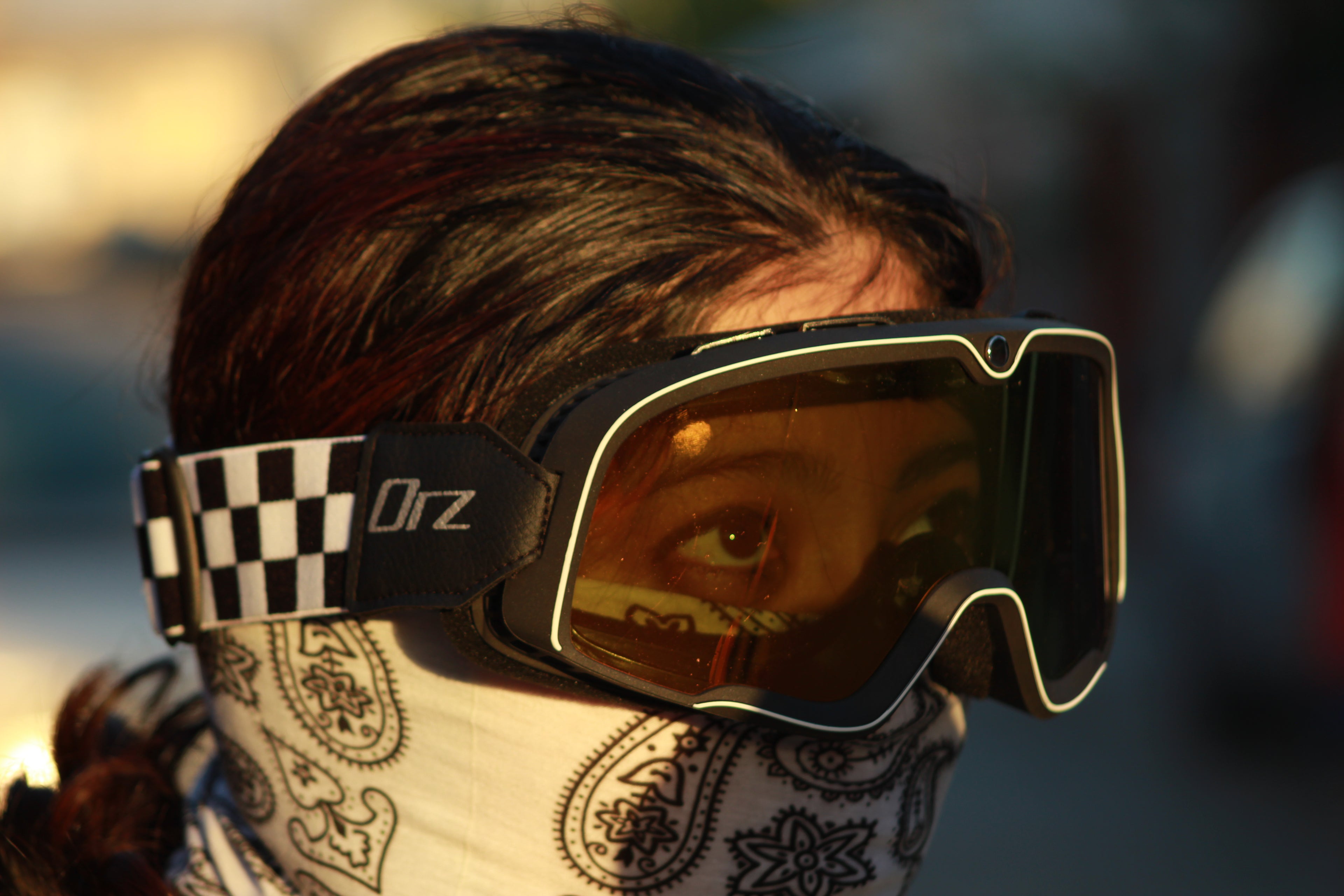 Gafas Retro de Moto Café Racer para Casco Jet | Goggles Vintage