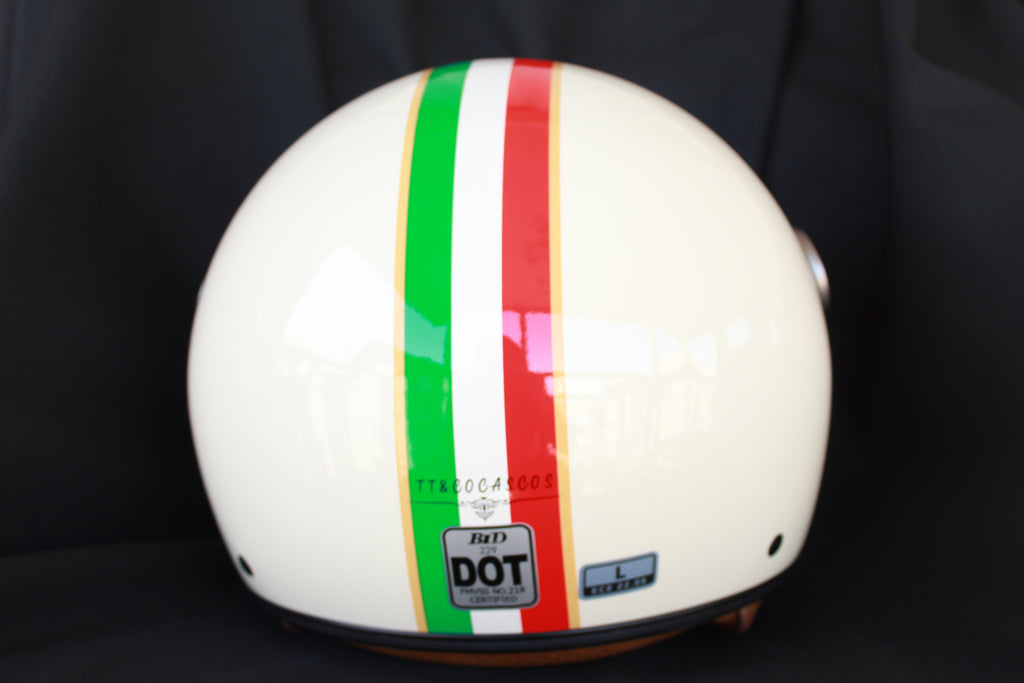 Casco Moto Retro Custom con Visor ABS | Estilo Café Racer Scrambler Chile