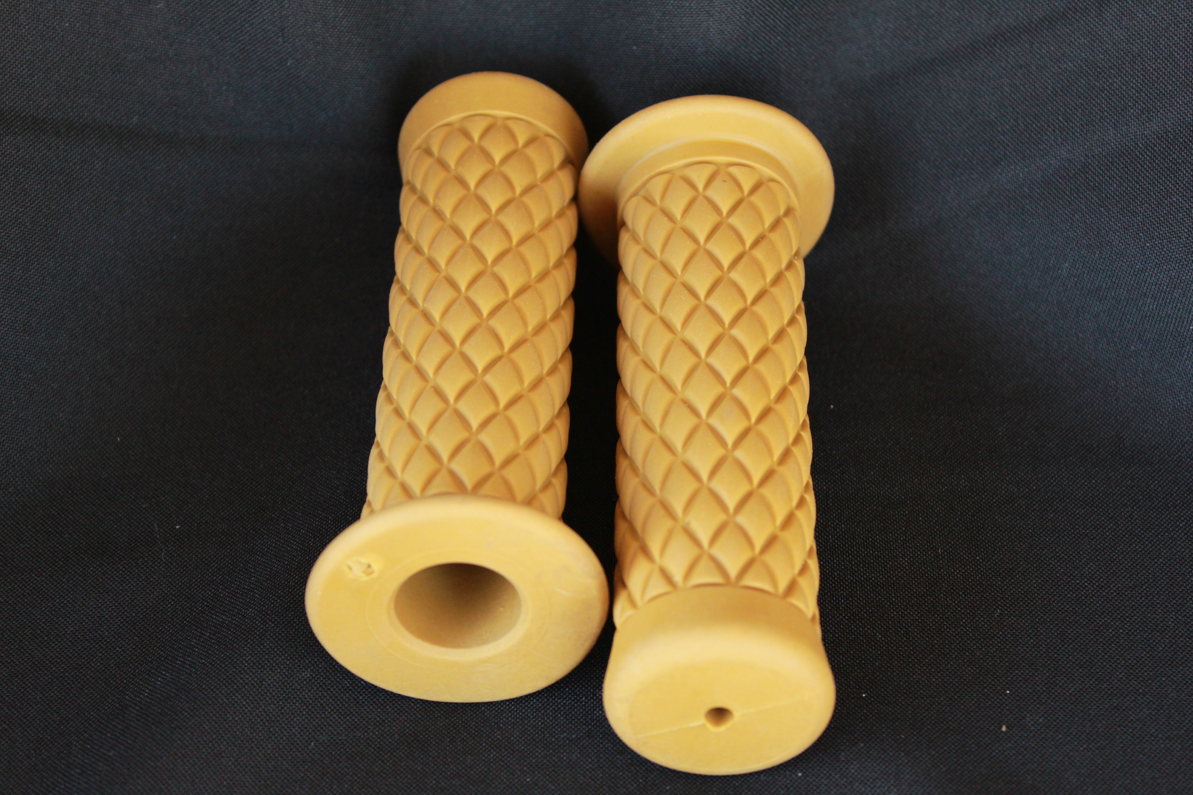 Empuñaduras Vintage de goma para Moto – Café Racer, Bobber y Chopper