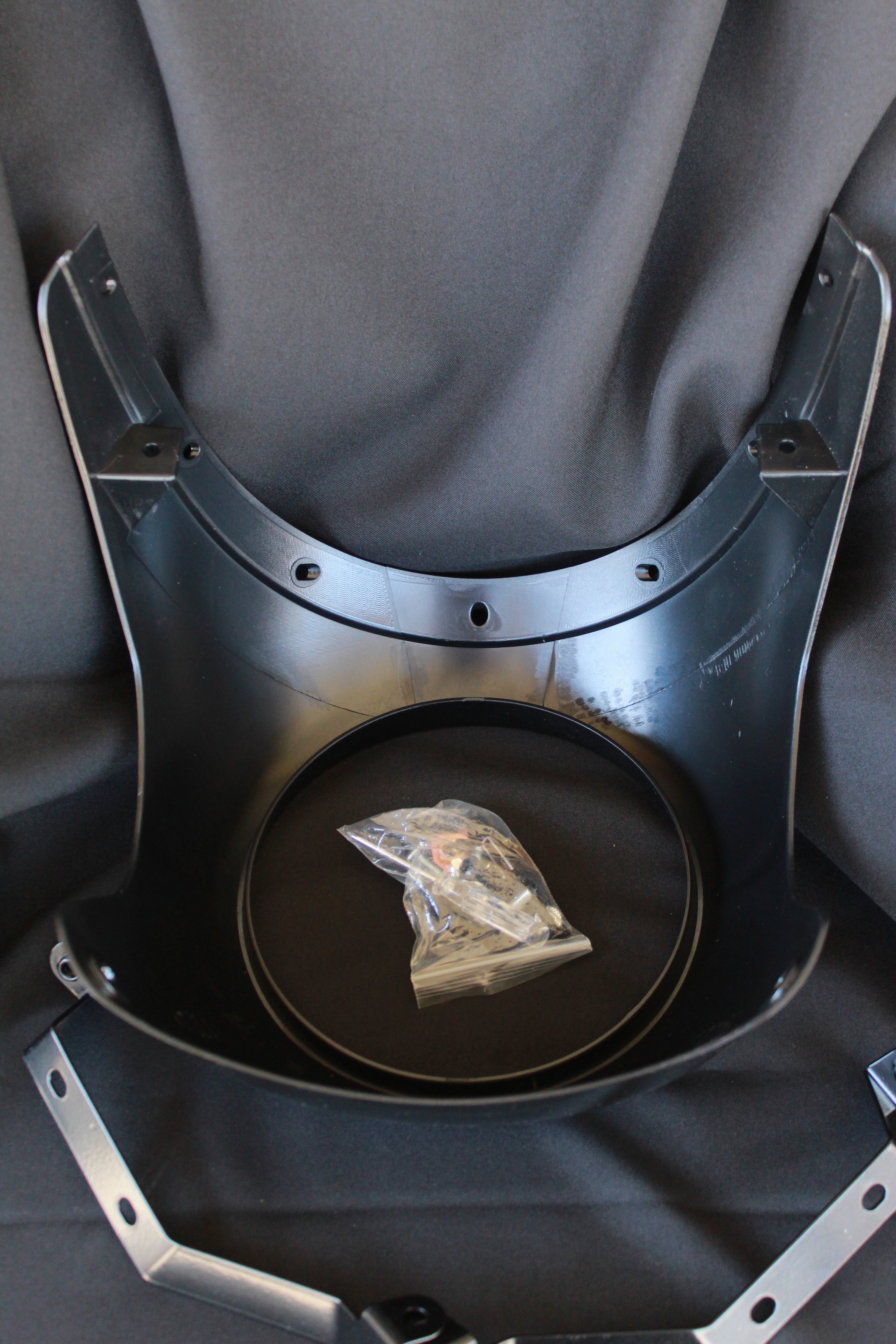 Carenado Frontal Café Racer 175mm – Estilo Retro Custom