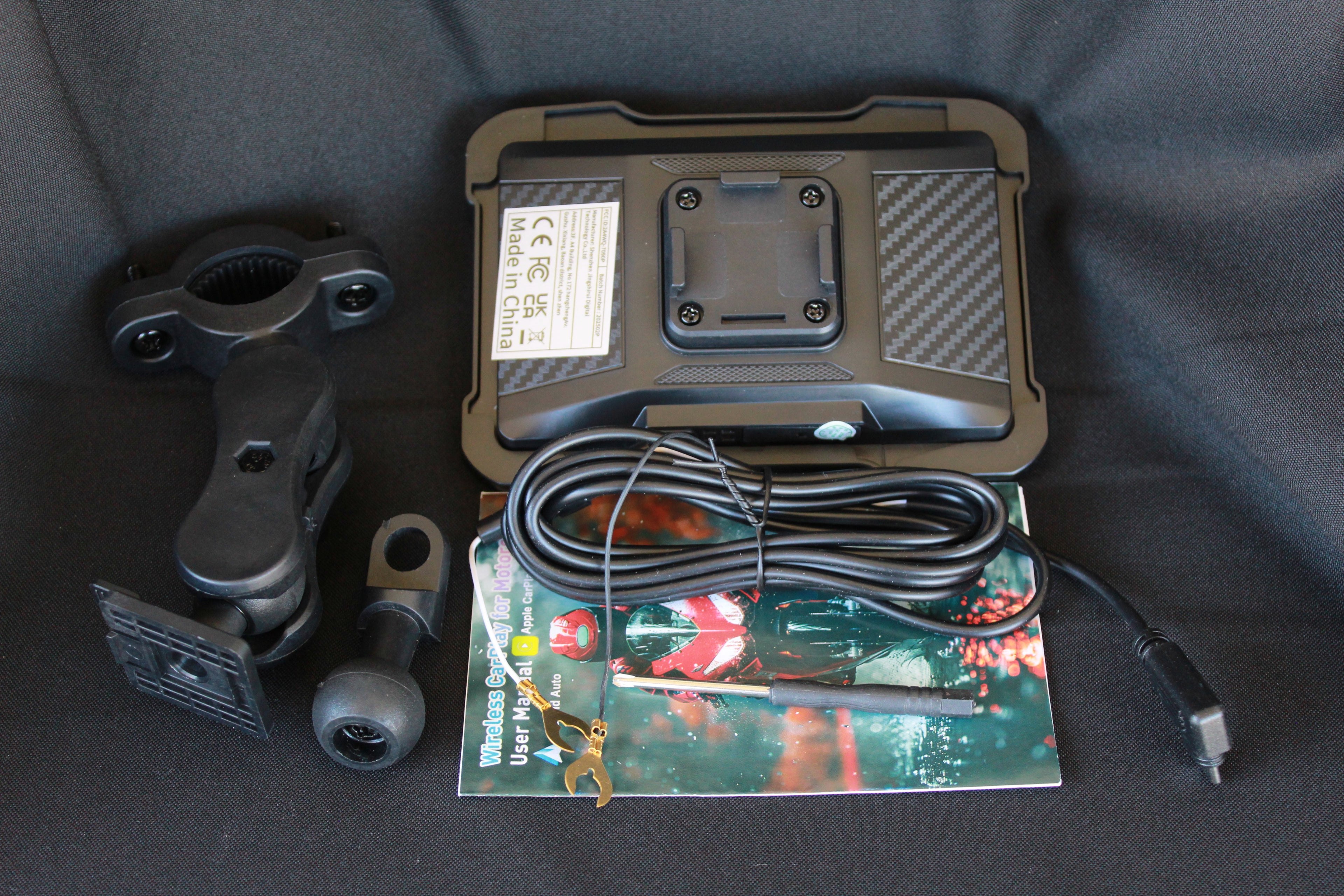 GPS para Moto 5” Android Impermeable – Pantalla Táctil con Bluetooth