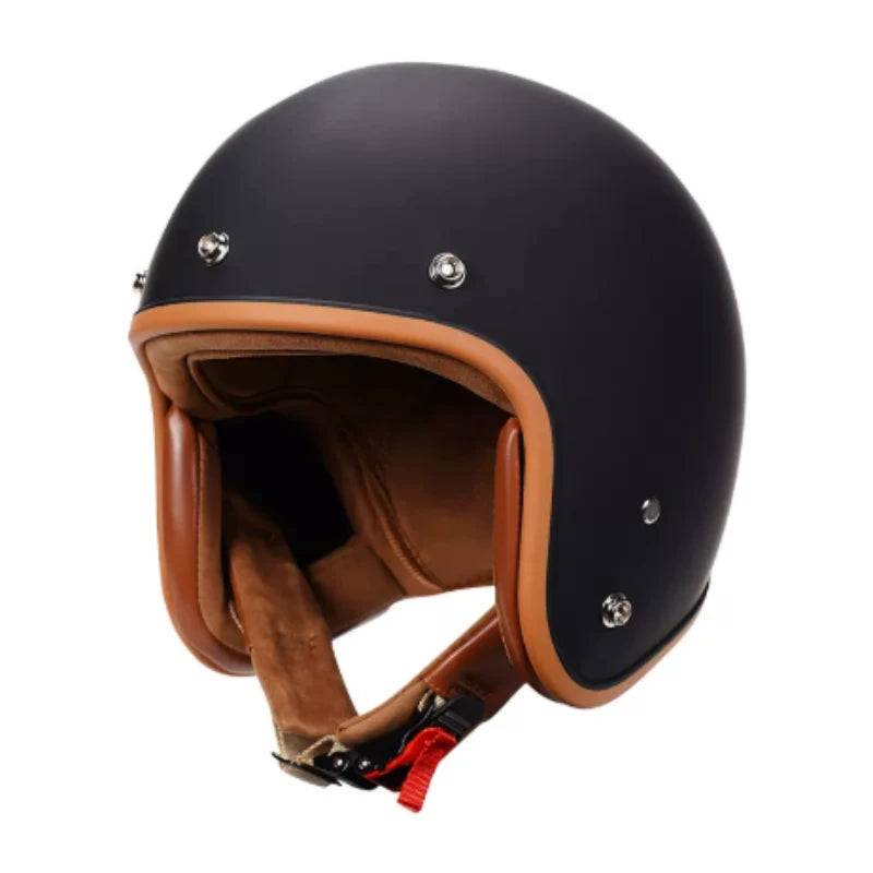 Casco Moto Vintage Jet 3/4 | Café Racer Bobber Custom