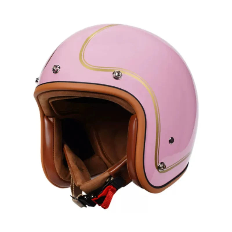 Casco Moto Vintage Jet 3/4 | Café Racer Bobber Custom