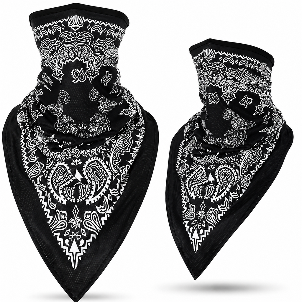Bandana Tubular para Moto | Pañuelo Cuello Multifuncional Transpirable Cortaviento UV