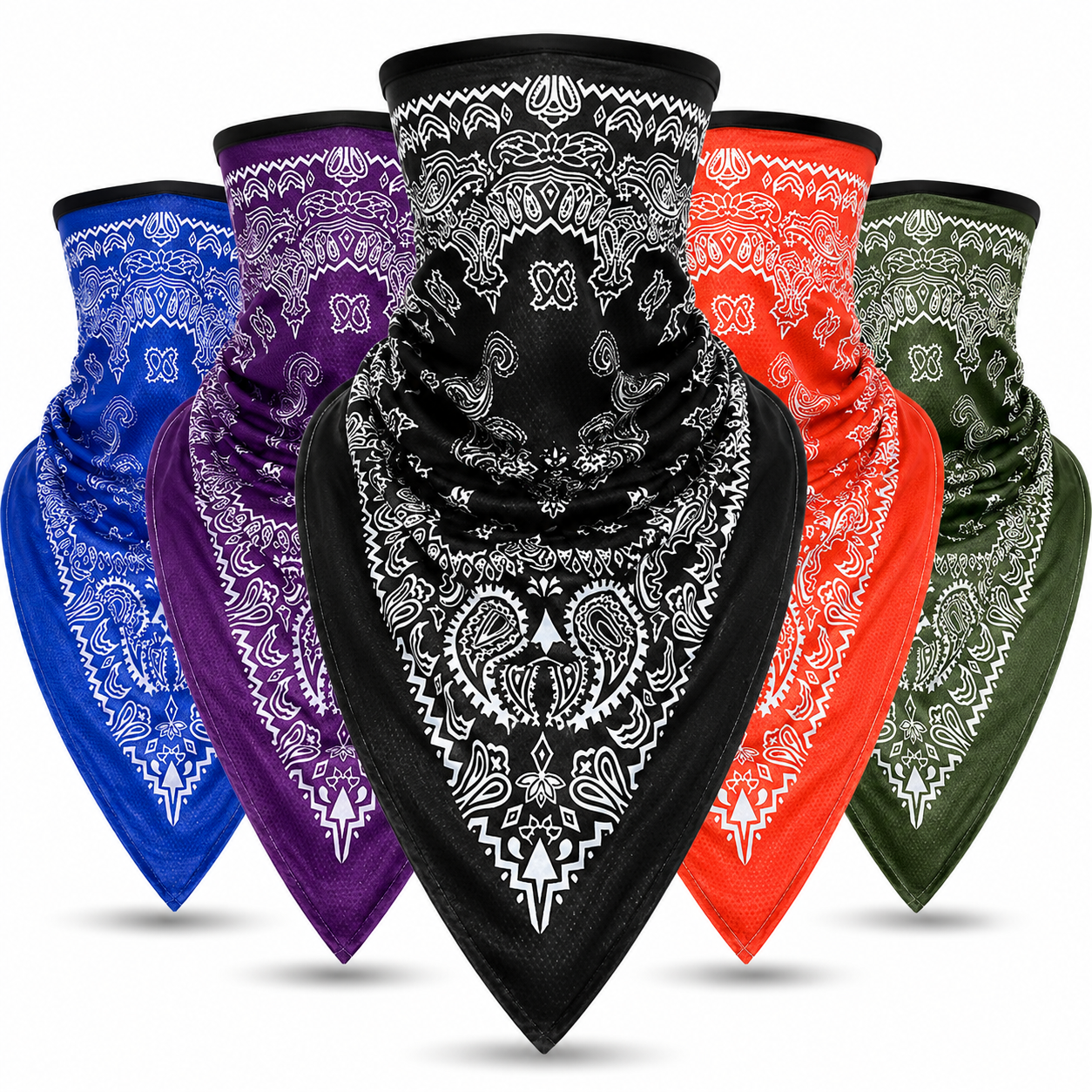 Bandana Tubular para Moto | Pañuelo Cuello Multifuncional Transpirable Cortaviento UV