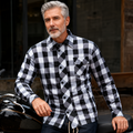 Camisa de Moto con Protecciones Riding Shirt Ventilada 4 Estaciones