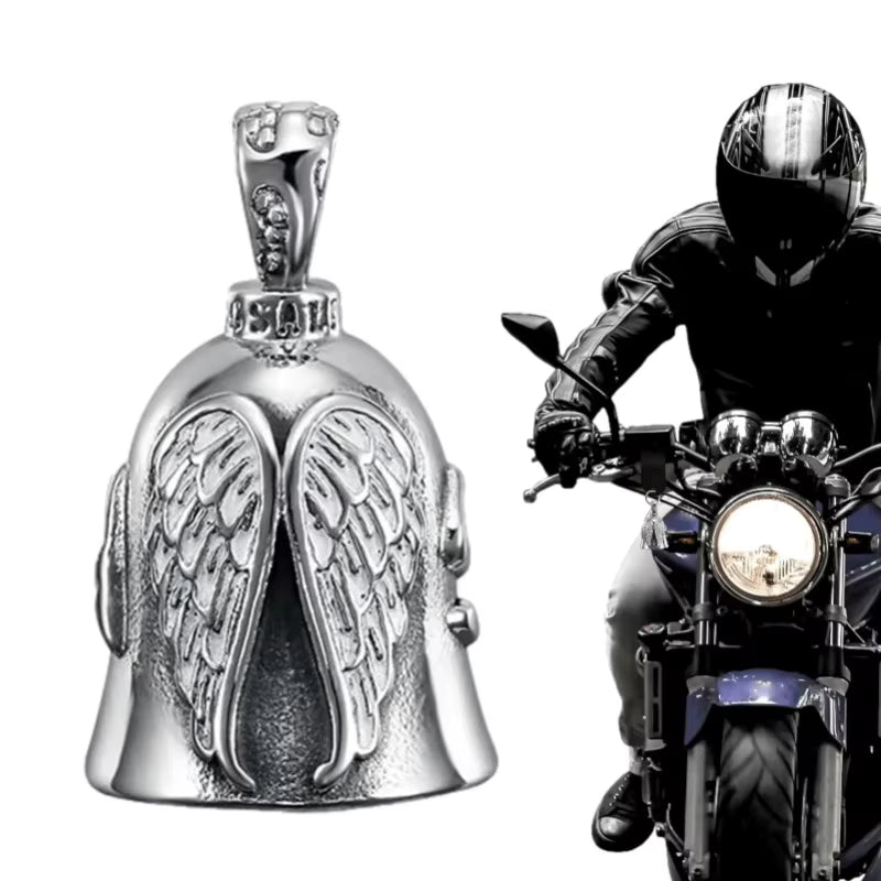 Campana Biker Guardian Bell Vintage | Protección y Buena Ruta para Motociclistas