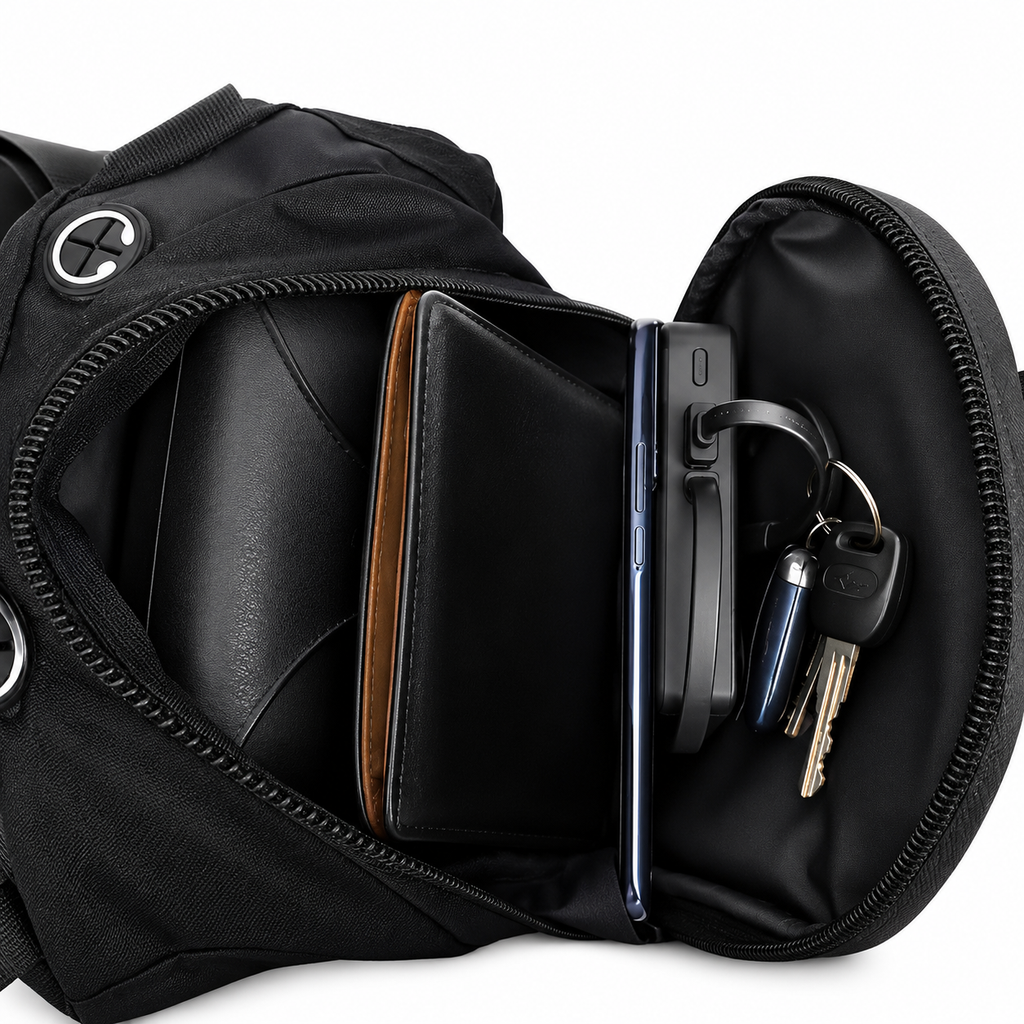 Muslera Impermeable para Moto Rígida | Bolsa de Pierna Táctica para Motociclistas
