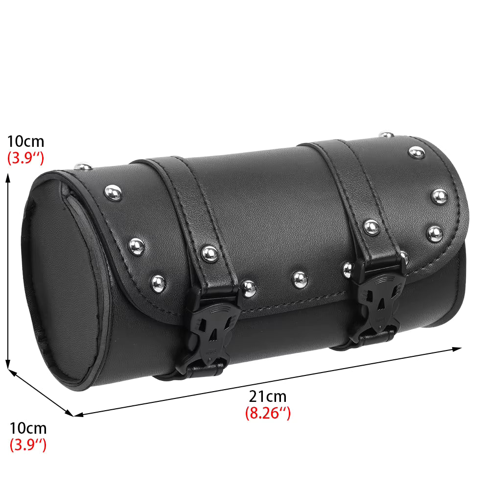 Bolso Portaherramientas para Moto de Cuero PU Custom Café Racer