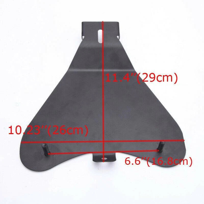 Asiento Bobber Negro con Resortes Textura Cocodrilo Universal para Moto